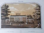 U035 / Paleis Soestdijk - Soestdyk Litho ca 1860, Antiek en Kunst, Ophalen of Verzenden