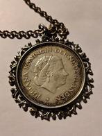 Nederland 10 gulden 1970 + Hanger & Ketting (Zilver), Postzegels en Munten, Munten | Nederland, Ophalen of Verzenden, Koningin Juliana