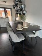Massief eiken boomstam tafel. 240x107xh75cm, Huis en Inrichting, Tafels | Eettafels, Gebruikt, 200 cm of meer, Vijf personen of meer