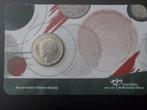 Numismatische coincard - 80jr afscheid zilveren kwartje 1941, Setje, Zilver, 25 cent, Ophalen of Verzenden