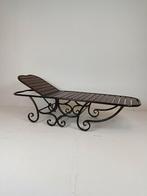 Prachtig Antieke Smeedijzeren Tuin LigBed (italiaans), Ophalen