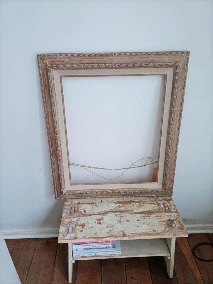 Antieke Schilderijlijst met Karakter, Antiek en Kunst, Antiek | Woonaccessoires, Ophalen of Verzenden