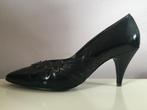 Zwarte 39,5 Bally leren lakpumps egf bloemen, Pumps, Zwart, Ophalen of Verzenden, Bally