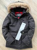 Superdry Everest Down Snow Parka - donsjas - EU 36, Superdry, Zwart, Ophalen of Verzenden, Zo goed als nieuw