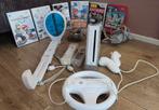 Nintendo Wii Compleet Pakket met Games en Accessoires, Ophalen of Verzenden, Gebruikt, Met 2 controllers, Met games