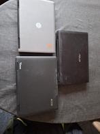 3  laptop voor onderdelen of opknappen, Computers en Software, Ophalen, Niet werkend, 256 GB of meer, 4 GB of minder