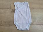 PRENATAL witte omslag romper met stipjes maat 50 ~ TH2095, Nacht- of Onderkleding, Gebruikt, Meisje, Ophalen of Verzenden