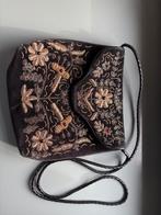 Antik Batik Tasje - Geborduurd & Uniek!, Ophalen of Verzenden, Gebruikt, Zwart, Schoudertasje