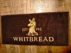 Whitbread bier drank vintage logo bardoekje bar doek logo, Verzamelen, Biermerken, Ophalen of Verzenden, Gebruikt, Overige typen