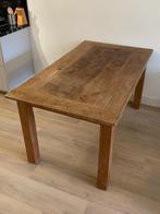 Eettafel, hout, 160x90x80 cm, demonteerbare poten, Huis en Inrichting, Tafels | Eettafels, Ophalen, Gebruikt, 100 tot 150 cm, 50 tot 100 cm