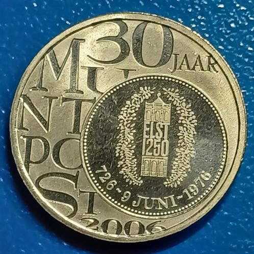 Penning 30 Jaar MUNTPOST 2006 - 1 Sceatta 1976 Elst 1250, Postzegels en Munten, Penningen en Medailles, Overige materialen, Nederland