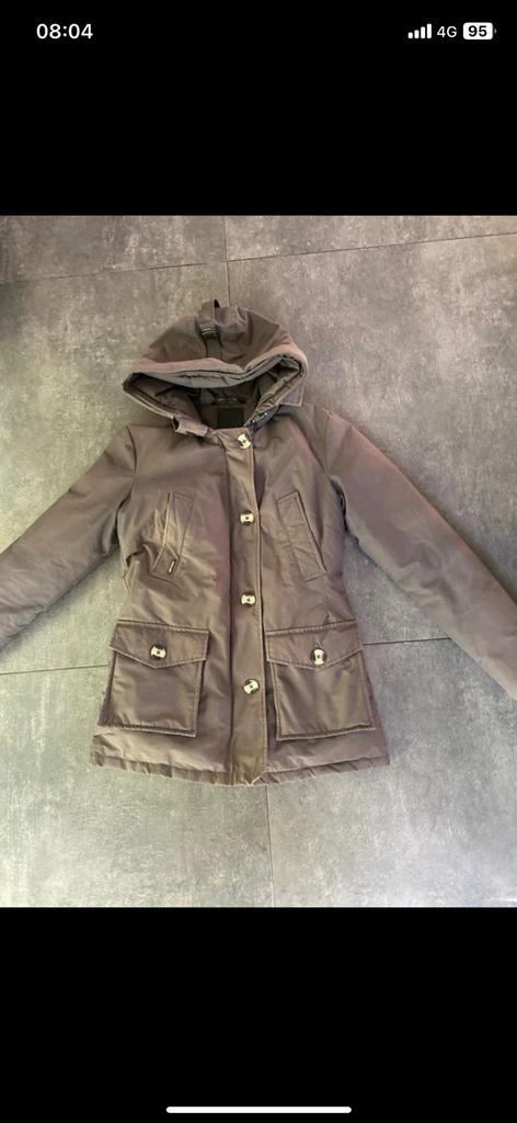 Air force jas 4 pocket parka antracietkleurig, Kleding | Dames, Jassen | Winter, Zo goed als nieuw, Maat 36 (S), Zwart, Ophalen of Verzenden