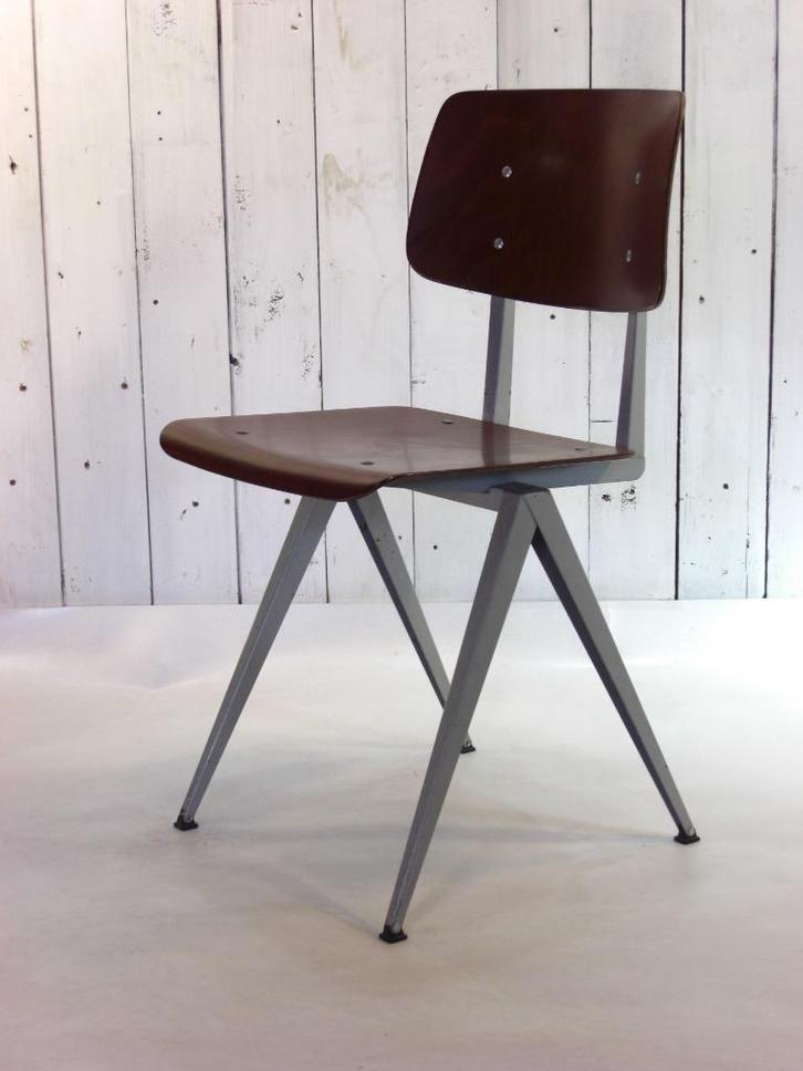 Galvanitas stoel model S16 Vintage passerstoel, Huis en Inrichting, Stoelen, Gebruikt, Vijf, Zes of meer stoelen, Hout, Metaal