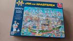 Jan van Haasteren puzzel tallship 1000 stukjes., Ophalen of Verzenden, 500 t/m 1500 stukjes, Gebruikt