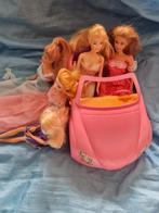 5 barbie poppen met een auto, Ophalen of Verzenden, Zo goed als nieuw, Barbie