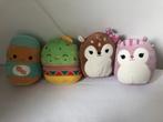 Set van 4 superzachte squishmallows, Kinderen en Baby's, Overige typen, Ophalen of Verzenden, Zo goed als nieuw