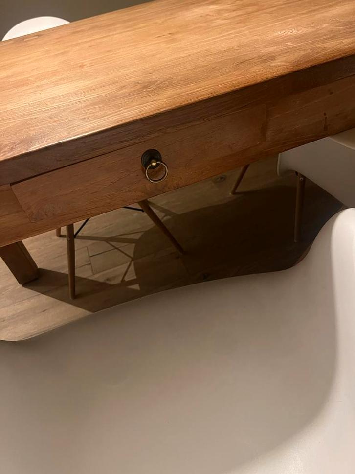 Teak Eettafel - 180x88 cm, Antiek en Kunst, Antiek | Meubels | Tafels, Ophalen