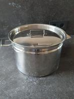 soeppan/kookpan 8 liter, Huis en Inrichting, Keuken | Potten en Pannen, Rvs, Zo goed als nieuw, Ophalen, Kookpan of Snelkookpan