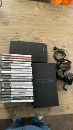 Playstation 2 (MOD) met kabels, controller en games, Spelcomputers en Games, Spelcomputers | Sony PlayStation 2, Met 1 controller