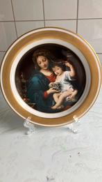 Maria Wandbord madonna met kind bayreuth w  24 carat 26 cm, Antiek en Kunst, Antiek | Religie, Ophalen of Verzenden