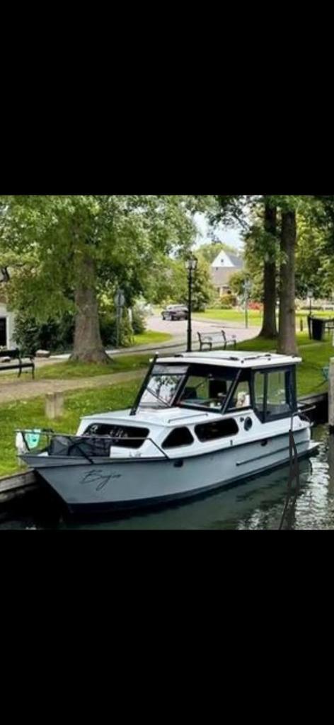 Ten broeke kruiser met werk 7,5 meter, Watersport en Boten, Motorboten en Motorjachten, Gebruikt, Staal, Diesel, Ophalen of Verzenden