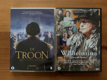 De Troon (2 DVD) & Wilhelmina (Anne Wil Blankers) beschikbaar voor biedingen