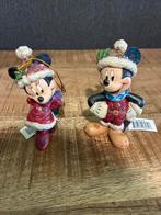 Mickey & Minnie Kerst Beeldjes, Verzamelen, Ophalen, Mickey Mouse, Zo goed als nieuw, Beeldje of Figuurtje
