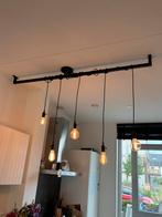 Industriele metalen hanglamp met peertjes, Huis en Inrichting, Lampen | Hanglampen, Ophalen of Verzenden, Zo goed als nieuw, 75 cm of meer