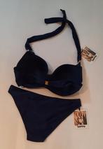 Sapph Riviera Halter bikini Blauw top 85E broekje M, Kleding | Dames, Ophalen of Verzenden, Zo goed als nieuw, Blauw, Bikini