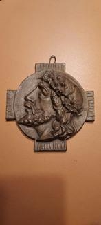 Vintage Jezus doornenkroon wandtableau 15 bij 15 cm, Ophalen