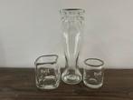 DutZ vazen helder glas mondgeblazen, Overige kleuren, Nieuw, Ophalen of Verzenden, Glas