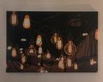 Canvas lampen industrieel 120 x 80 cm, Huis en Inrichting, Woonaccessoires | Schilderijen, Tekeningen en Foto's, Ophalen, Zo goed als nieuw