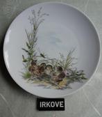 WANDBORD MET JONGE VOGELS 2 STUKS * Porselein *, Verzenden