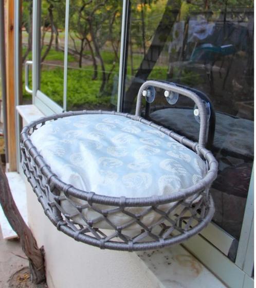 Raamkatten raambed/hangmat/kattenmand/bed/hangbed/raambed, Dieren en Toebehoren, Kattenmanden, Zo goed als nieuw, Ophalen of Verzenden