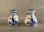 Vintage Peper en Zout Stel Molens Delfts Blauw 6 cm, Antiek en Kunst, Ophalen of Verzenden