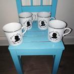Mozart Melange bekers café Hacker Rattenberg set 4 stuks, Huis en Inrichting, Keuken | Servies, Ophalen, Glas of Glazen, Gebruikt