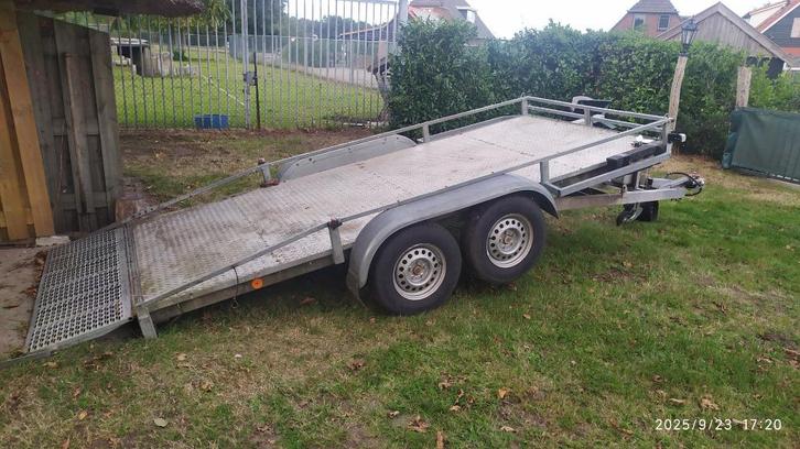 autoambulance kantelbaar annsems machinetransporter, Auto diversen, Aanhangers en Bagagewagens, Gebruikt, Ophalen