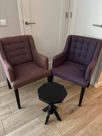 4 Paarse Stoelen (2x2 tinten) - Gratis Ophalen, Ophalen, Gebruikt, Overige kleuren, Vier