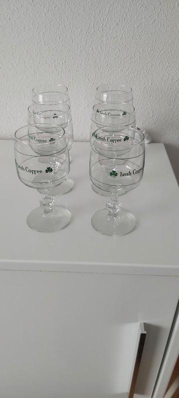 Iris Coffee glazen, 6 stuks, te koop beschikbaar voor biedingen