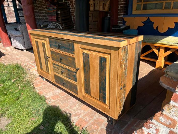 Unieke op maat gemaakte meubels, Huis en Inrichting, Kasten | Dressoirs, Nieuw, 200 cm of meer, 25 tot 50 cm, Met lade(s), Eikenhout