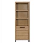 Kast Finn - Licht Eiken - 40x71x196 cm, Ophalen, Minder dan 50 cm, Eikenhout, Nieuw