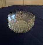 5 glazen schaaltjes, swirl glas, schaaltjes, Ø 11 cm, zgan, Huis en Inrichting, Keuken | Servies, Overige typen, Ophalen of Verzenden