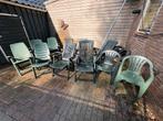Groene Tuinstoelen - Diverse Modellen, Ophalen, Gebruikt, Kunststof