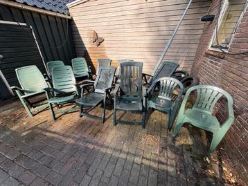 Groene Tuinstoelen - Diverse Modellen beschikbaar voor biedingen