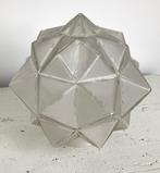 jaren 30 lamp art deco gesatineerde stervormige glaskap, Huis en Inrichting, Lampen | Lampenkappen, 25 tot 50 cm, Art deco, Ophalen of Verzenden