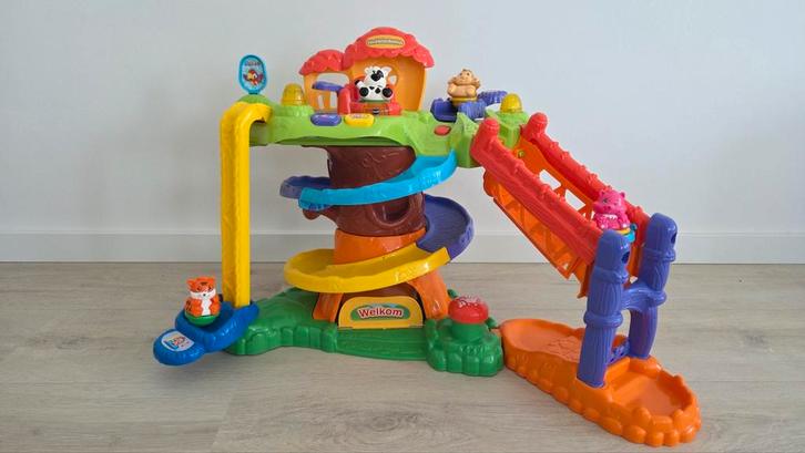 VTech ZoomiZooz Klim & Verken boomhuis, Kinderen en Baby's, Speelgoed | Babyspeelgoed, Zo goed als nieuw, Overige typen, Met licht