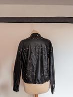 2 Jasjes: Spijkerjas & Imitatie Leer - Maat L, Zwart, Maat 42/44 (L), Nieuw, Ophalen of Verzenden