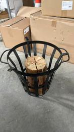 Metalen vuurkorf met hout stonk, Ophalen, Zo goed als nieuw