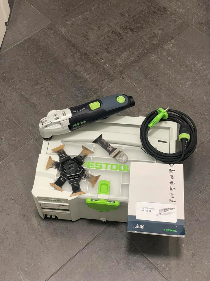 Festool Vecturo OS 400 EQ Plus multitool., Doe-het-zelf en Verbouw, Gereedschap | Zaagmachines, Zo goed als nieuw, Overige typen