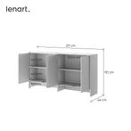 Concept opzetkast (110 cm hoog) - Wit, Niet ingevuld, Niet ingevuld, Niet ingevuld